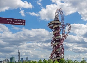 View of London's ArcelorMittal Orbit