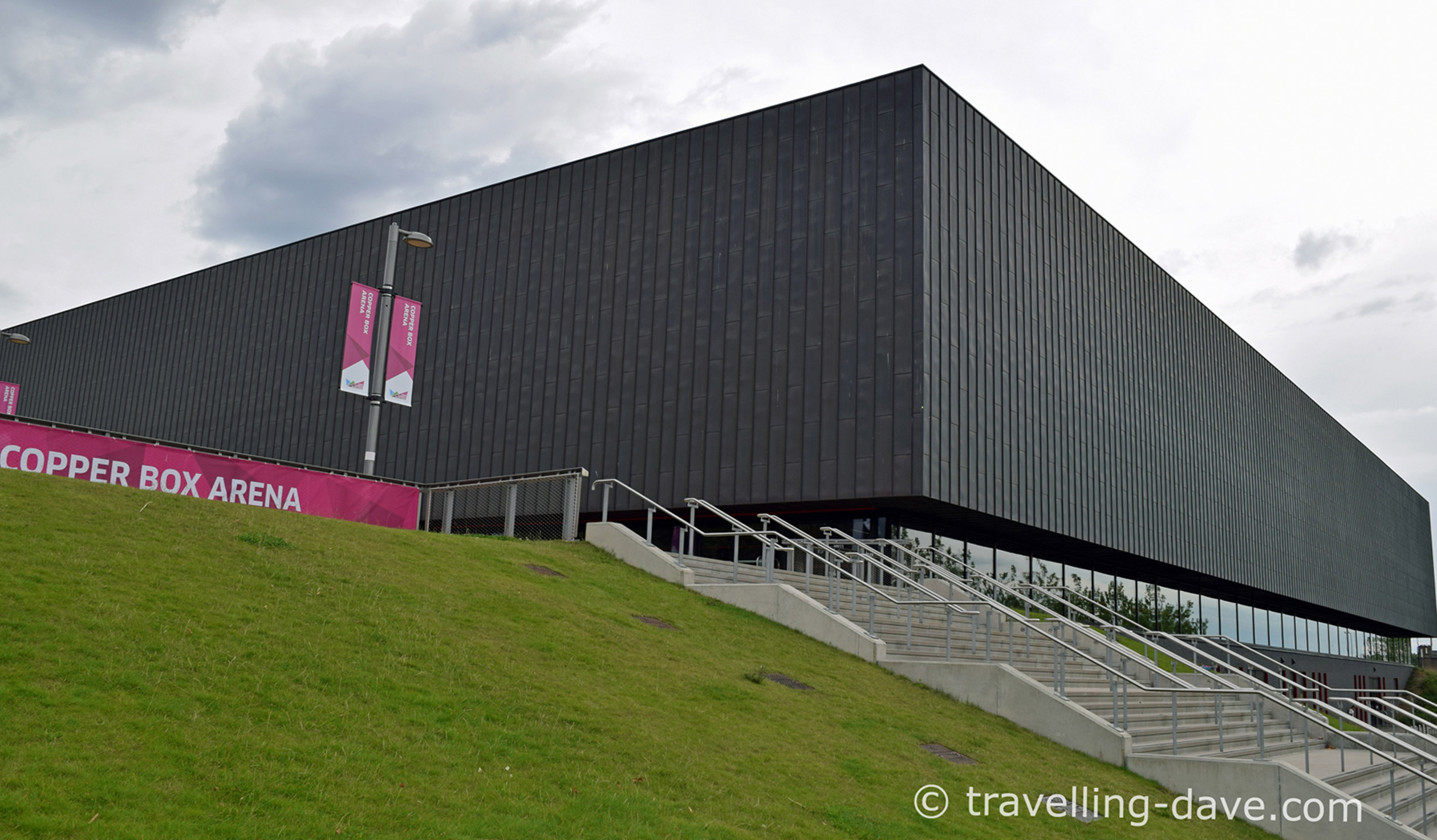 View of London's Copper Box Arena