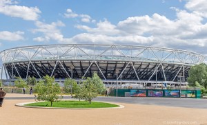 View of London's Olympic Stadium