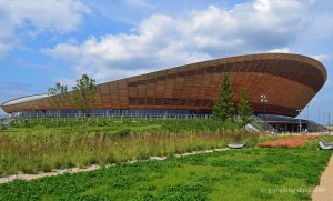 View of London's velodrome