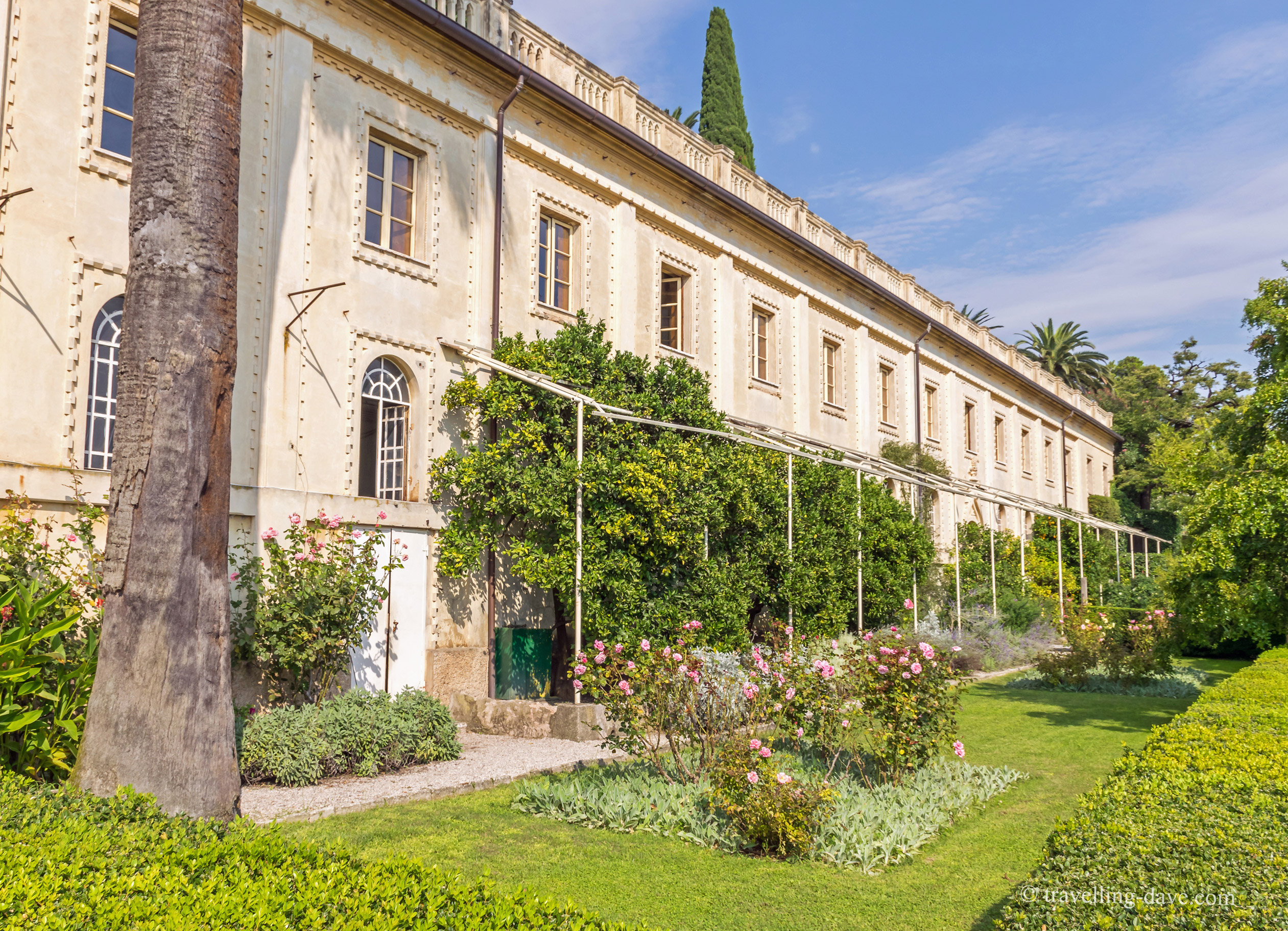 View from the gardens of Villa Borghese-Cavazza