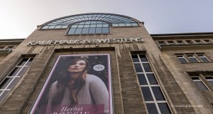 Looking up at Berlin's KaDeWe