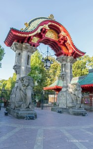 View of Berlin Zoo entrance