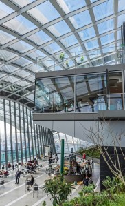 View of the glass window of Darwin Brasserie