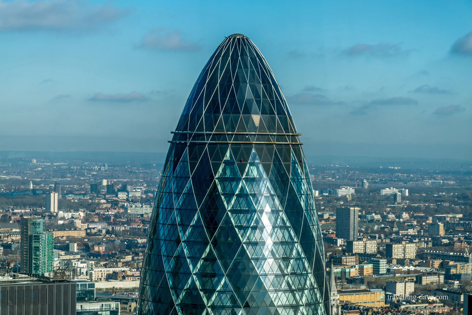 View from the Sky Garden North Terrace