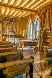View of Leeds Castle's chapel