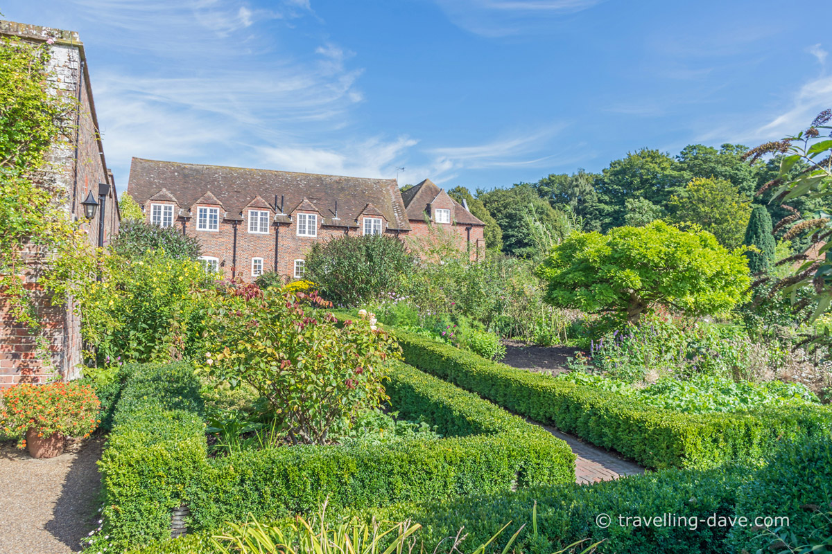 View of Leeds Castle's Culpeper Garden