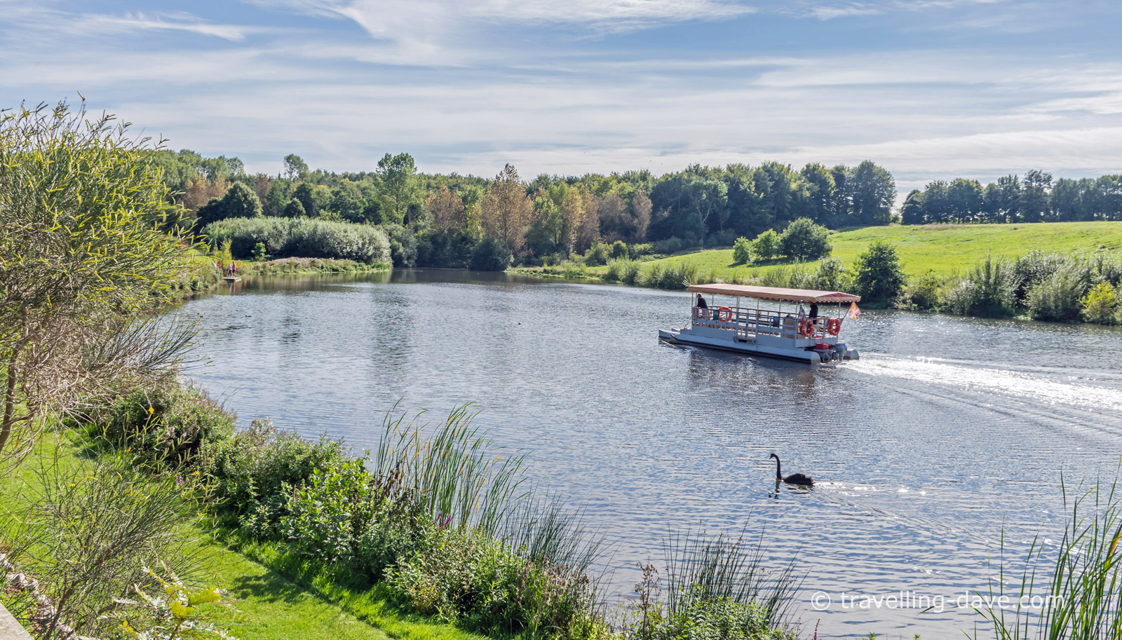 View of Leeds Castle ferry