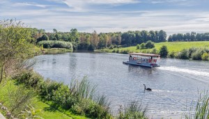 View of Leeds Castle ferry