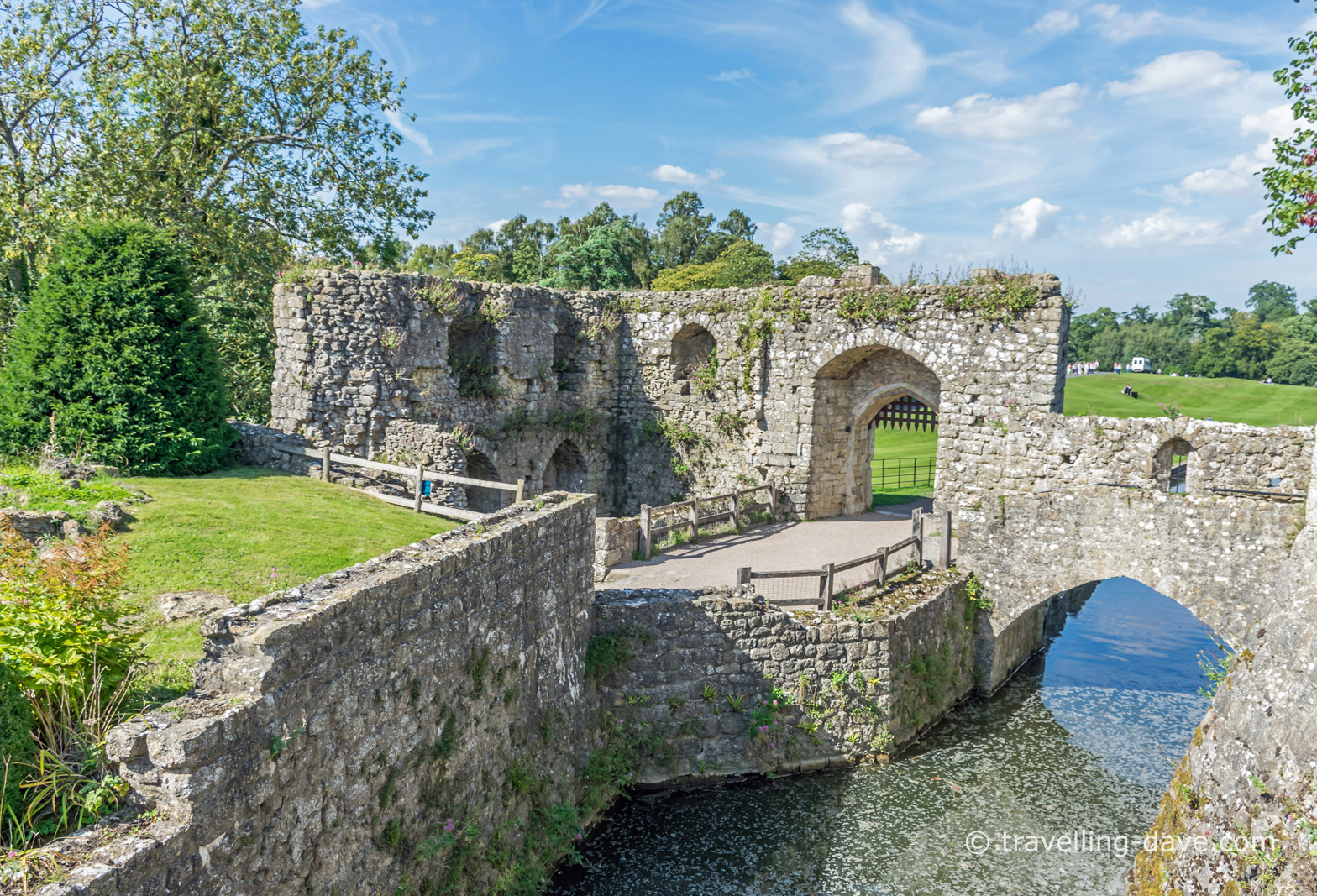 View of Leeds Castle's Fortified Mill