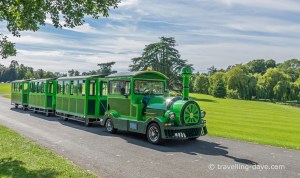 View of Leeds Castle land train
