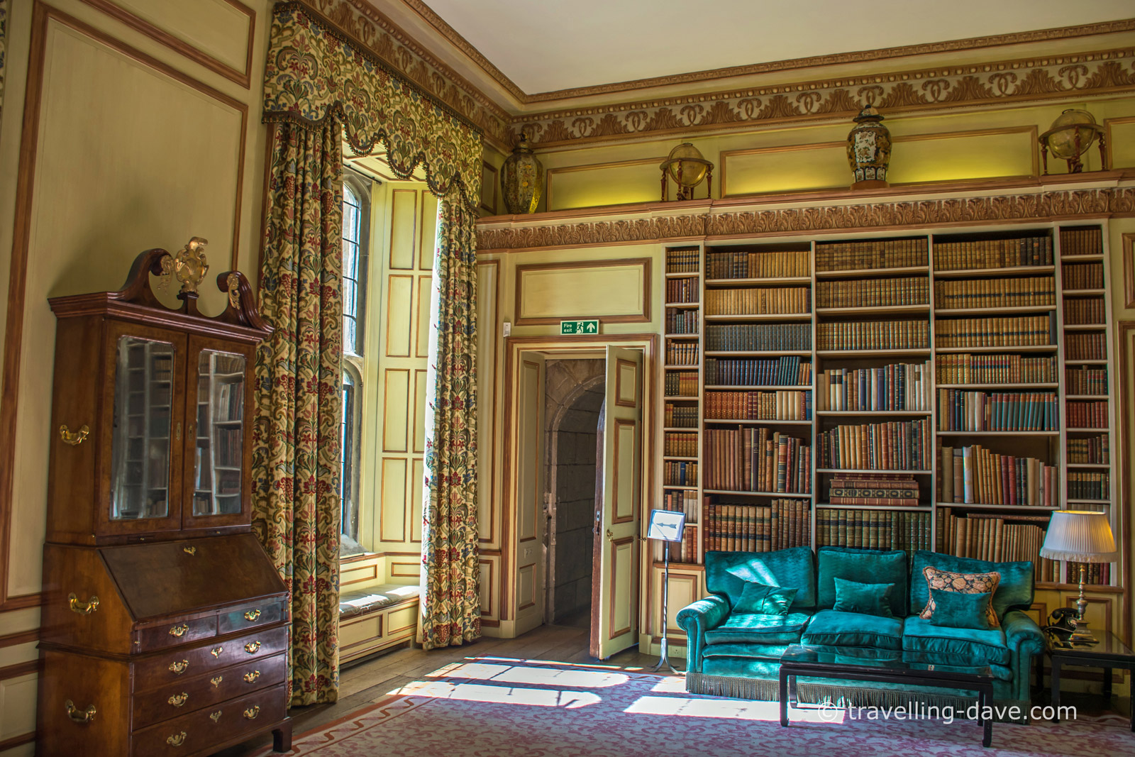 View of Leeds Castle's library