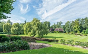View of the Pavilion Lawn at Leeds Castle