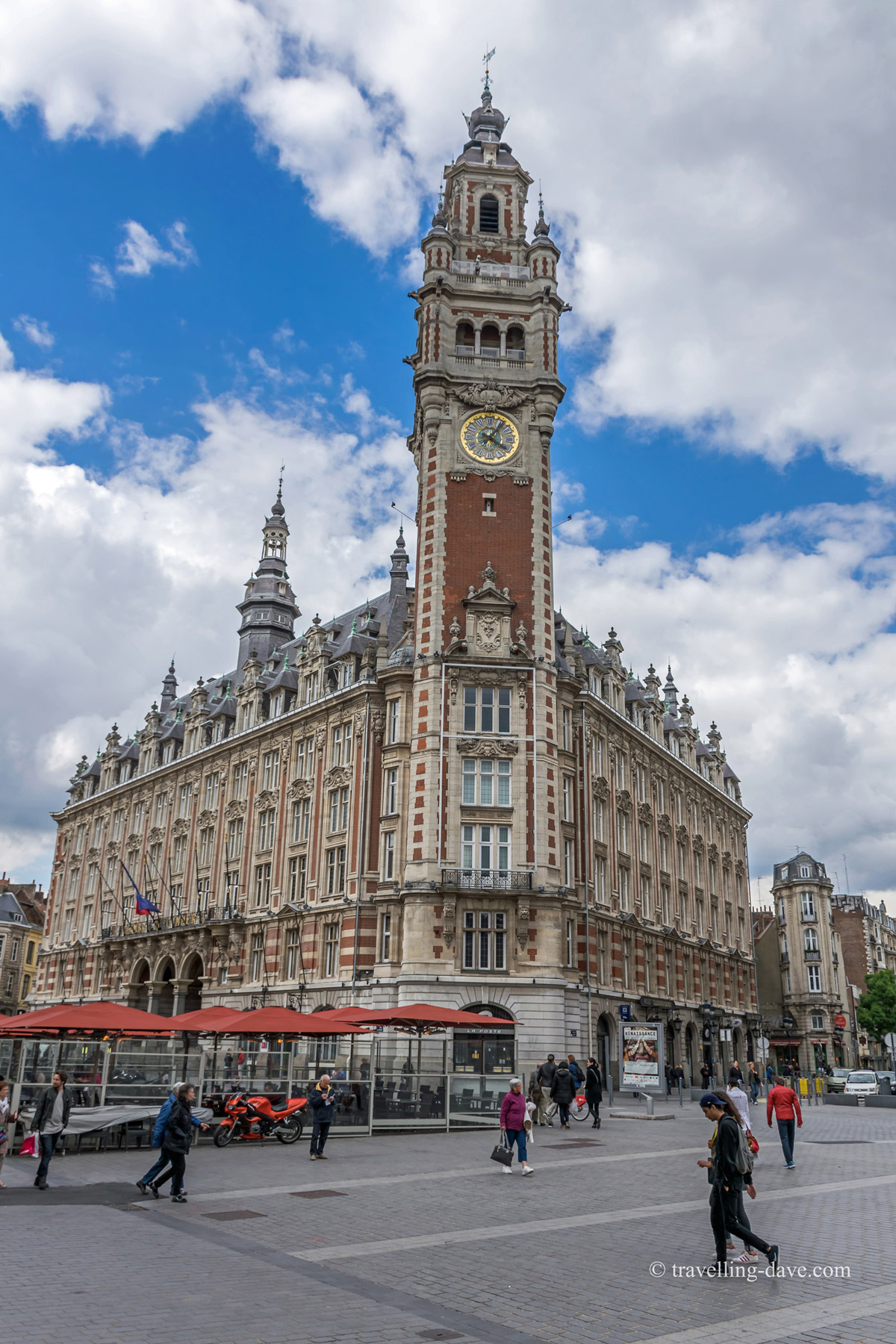 View of Lille's Chamber of Commerce