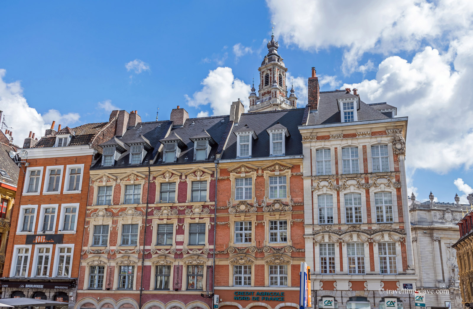 View of some of the Grand Place buildings
