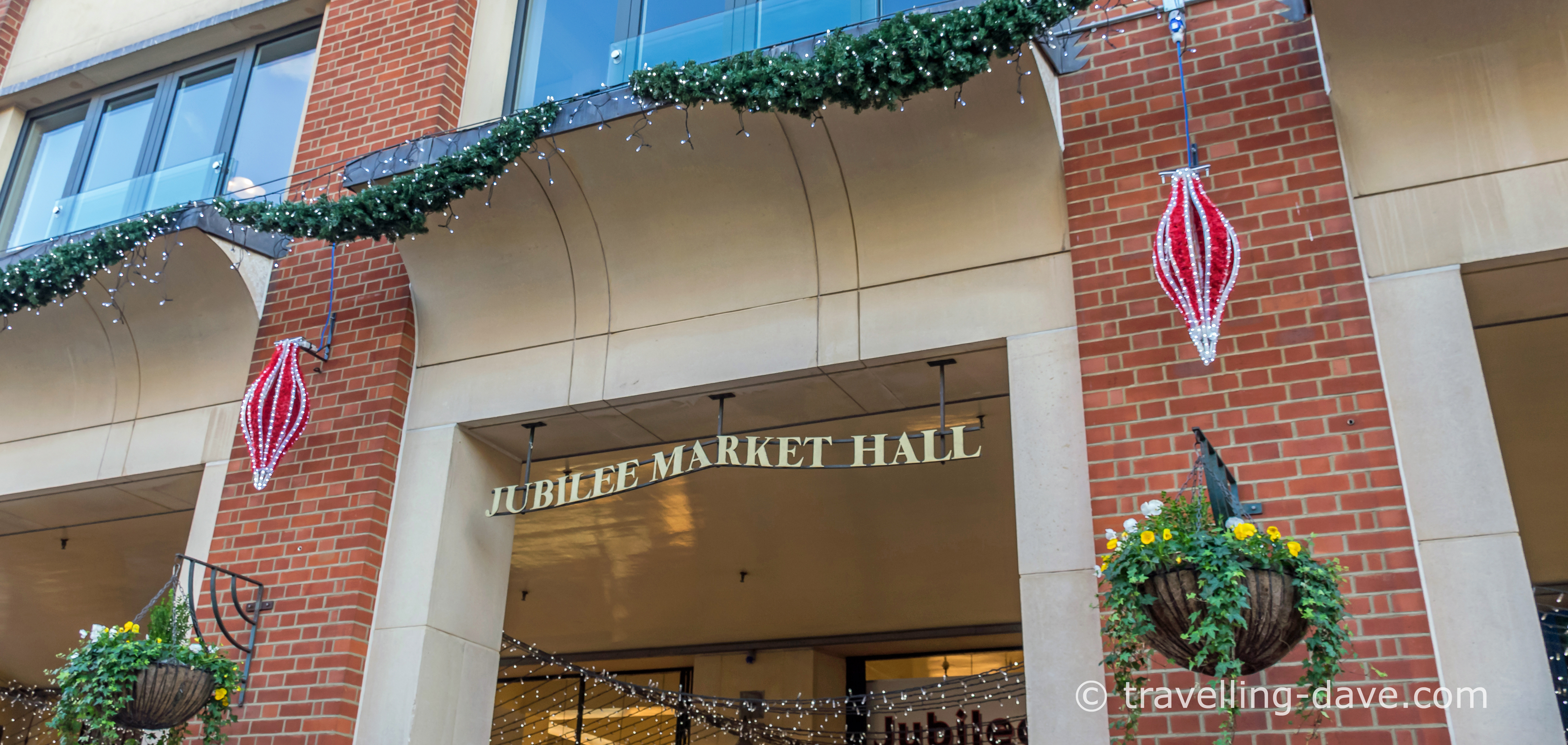 View of Covent Garden's Jubilee Market