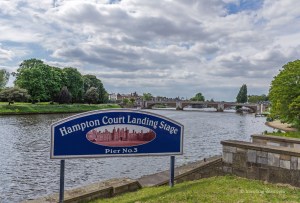 View of the Landing Stage at Hampton Court