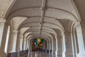 View from inside Lille's Fine Arts Museum