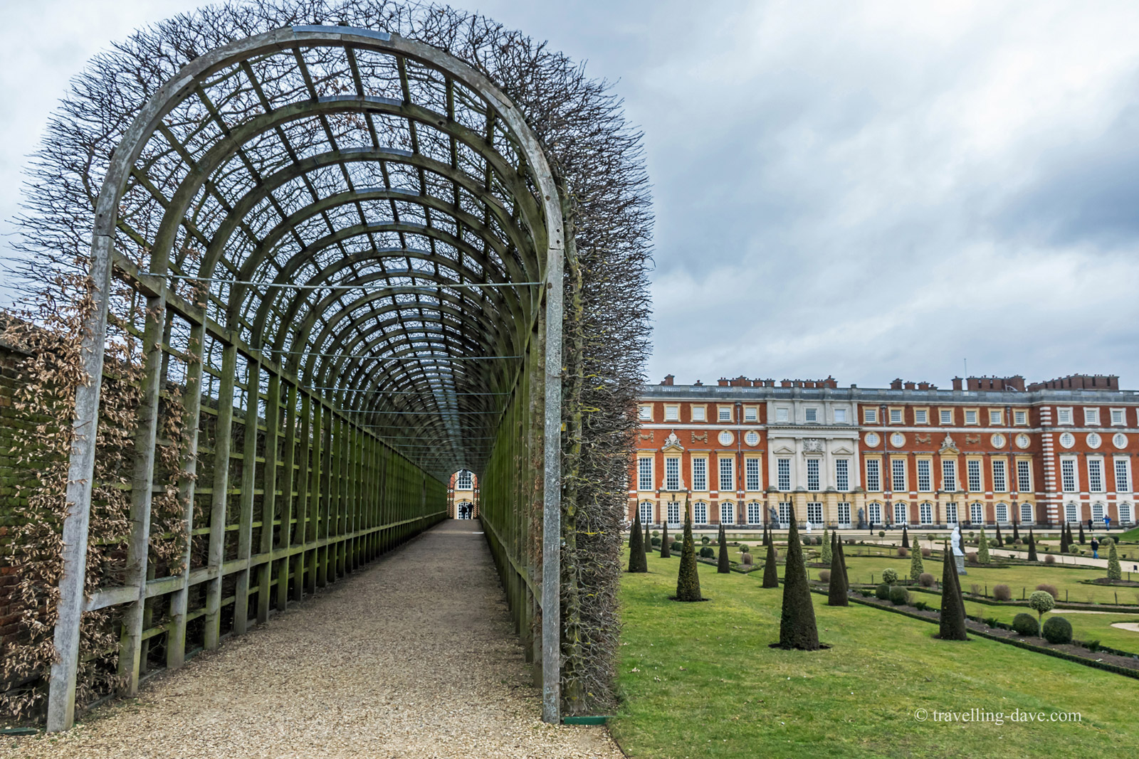 View of Hampton Court Pergola