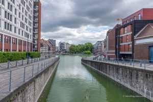 Looking down Quay de Wault