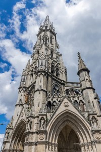 View of Lille's Sacre Cour church