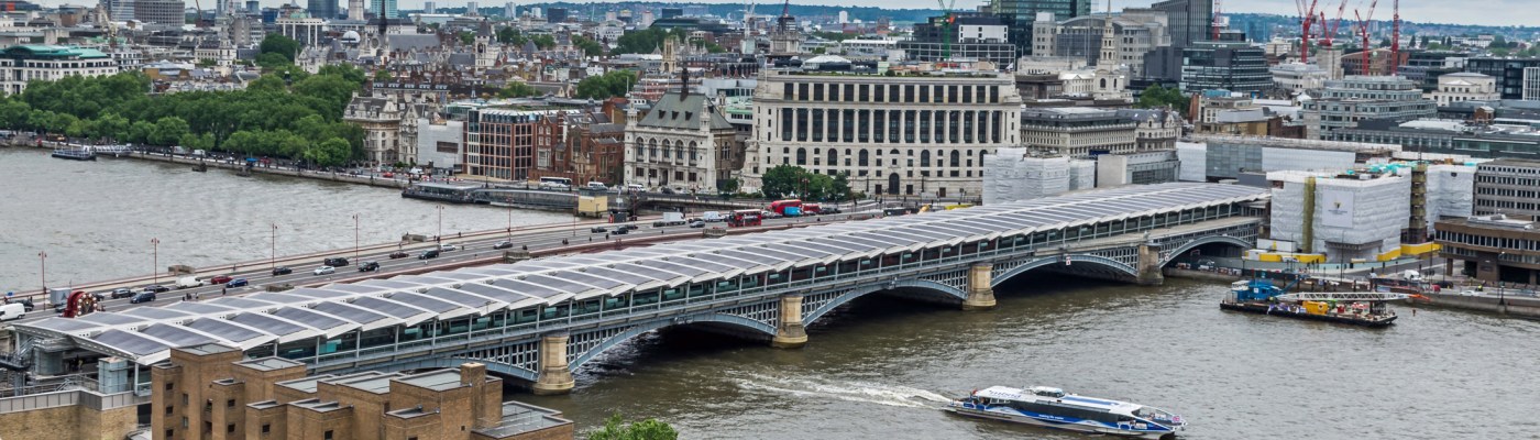 View of London's Blackfriars Bridge