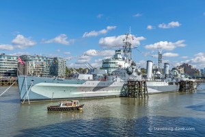 View of London's HMS Belfast