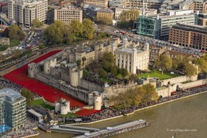 Shard view of the Tower of London
