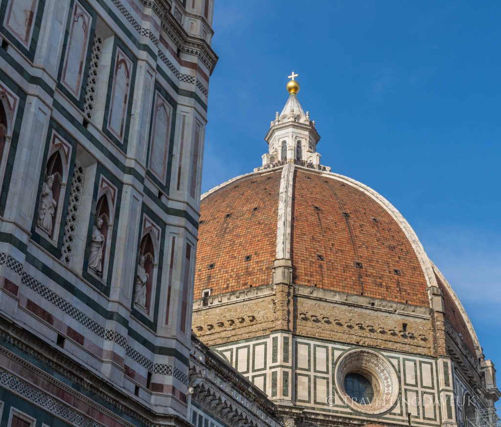View of the dome of Florence Cathedral in Italy