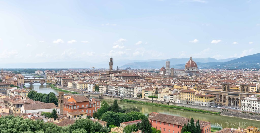 Florence panoramic view from Piazzale Michelangelo